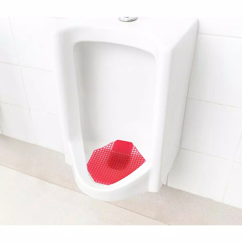 Alpine Industries Spiced Apple Dual-Sided Anti-Splash Urinal Screens, 10-Pack