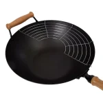 Honey-Can-Do Joyce Chen 10-Piece Carbon Steel Non-Stick Wok Set with Bamboo Accessories thumbnail 3