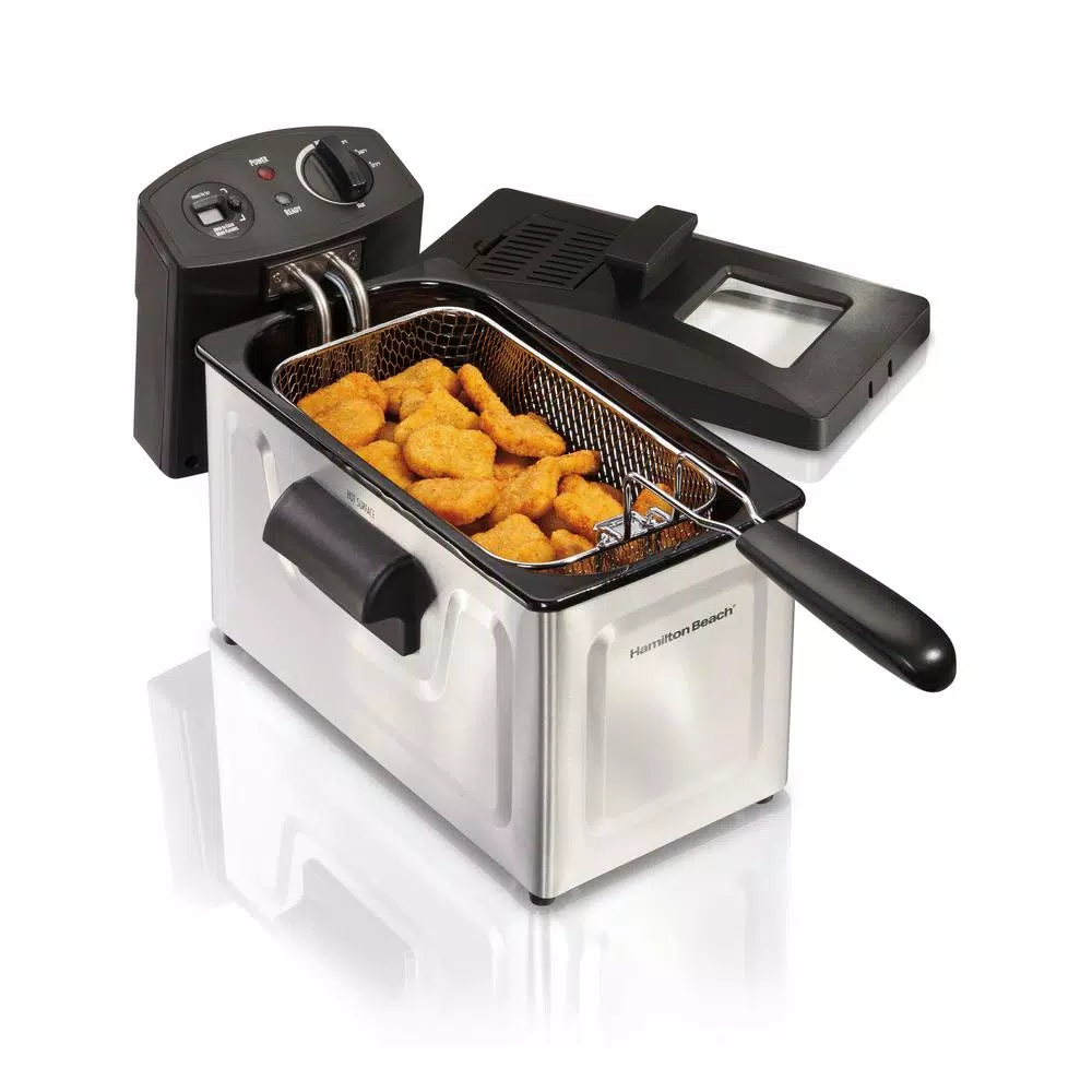 Hamilton Beach 3 Qt. Stainless Steel Deep Fryer with Digital Timer