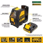 DEWALT DW088LG 12V MAX Lithium-Ion Green Cross Line Laser Level Kit with TOUGHSYSTEM Tool Box thumbnail 3