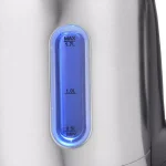 MegaChef 1.7 L Stainless Steel Electric Tea Kettle with 5 Preset Temperatures thumbnail 3