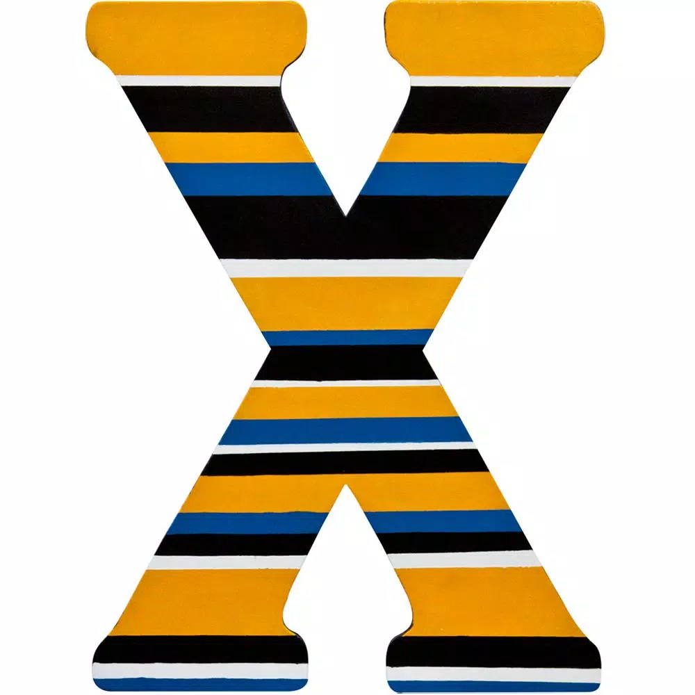 Jeff McWilliams Designs 23 in. Oversized Unfinished Wood Letter X - Industrial Style Wall Decor