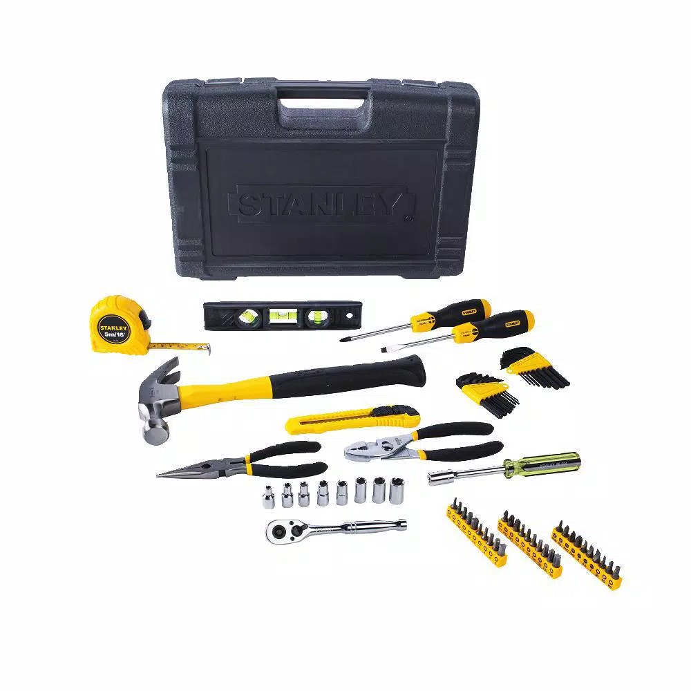 Stanley 65-Piece Home Tool Kit with Blow Molded Carry Case