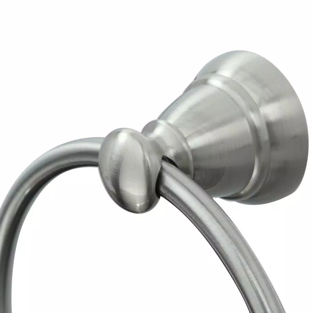 Moen Banbury 3-Piece Brushed Nickel Bath Hardware Set with 24 in. Towel Bar, Towel Ring, and Toilet Paper Holder