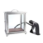 Fortessa Crafthouse by FORTESSA Stainless Steel and Glass Cocktail Smoker Box Set thumbnail 1
