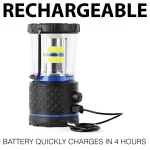 LUXPRO 1100 Lumen Dual Power 360° LED Lantern with Power Bank and TackGrip, Rechargeable & Battery Operated thumbnail 3