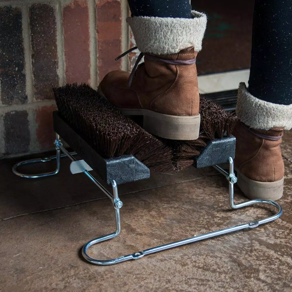 Carlisle Sparta Spectrum Blue Boot 'N Shoe Scraper and Brush Station