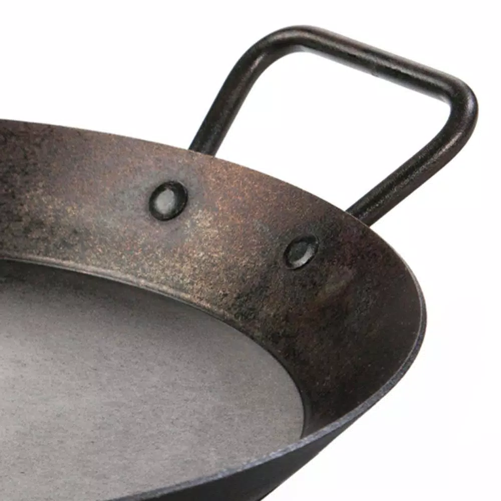 Lodge 15 in. Carbon Steel Skillet with Loop Handles, Black