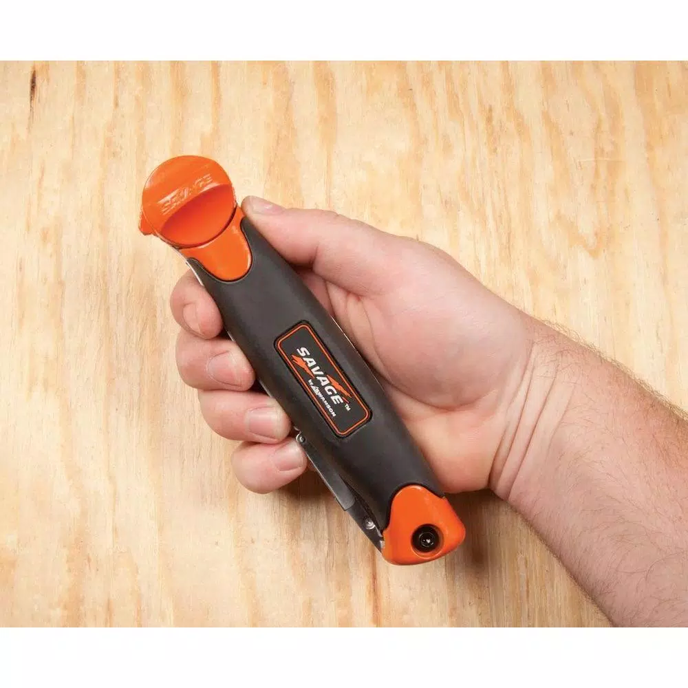 Swanson Savage 6.02 in. Folding Jab Saw and Utility Knife Set with Comfort Grip Handle
