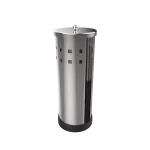 Lavish Home Freestanding Toilet Paper Holder, Stainless Steel Chrome thumbnail 1