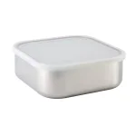 Tramontina 3-Piece Stainless Steel Square Food Storage Container Set with Frosted Lids thumbnail 4