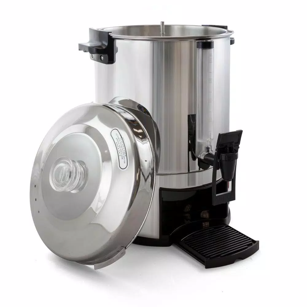 Better Chef 100-Cup Stainless Steel Electric Coffee Urn Server, 1600W