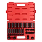 SUNEX TOOLS Sunex 2669 1/2-in. Drive Metric Impact Socket Set, 39-Piece thumbnail 1