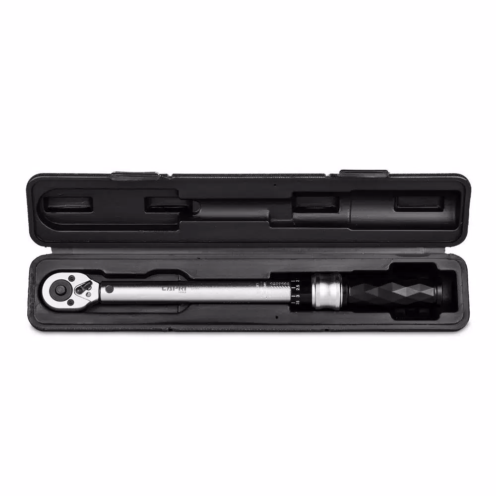 Capri Tools Diamond Series 3/8 in. Drive Ergonomic Torque Wrench, 10-80 ft. lbs.