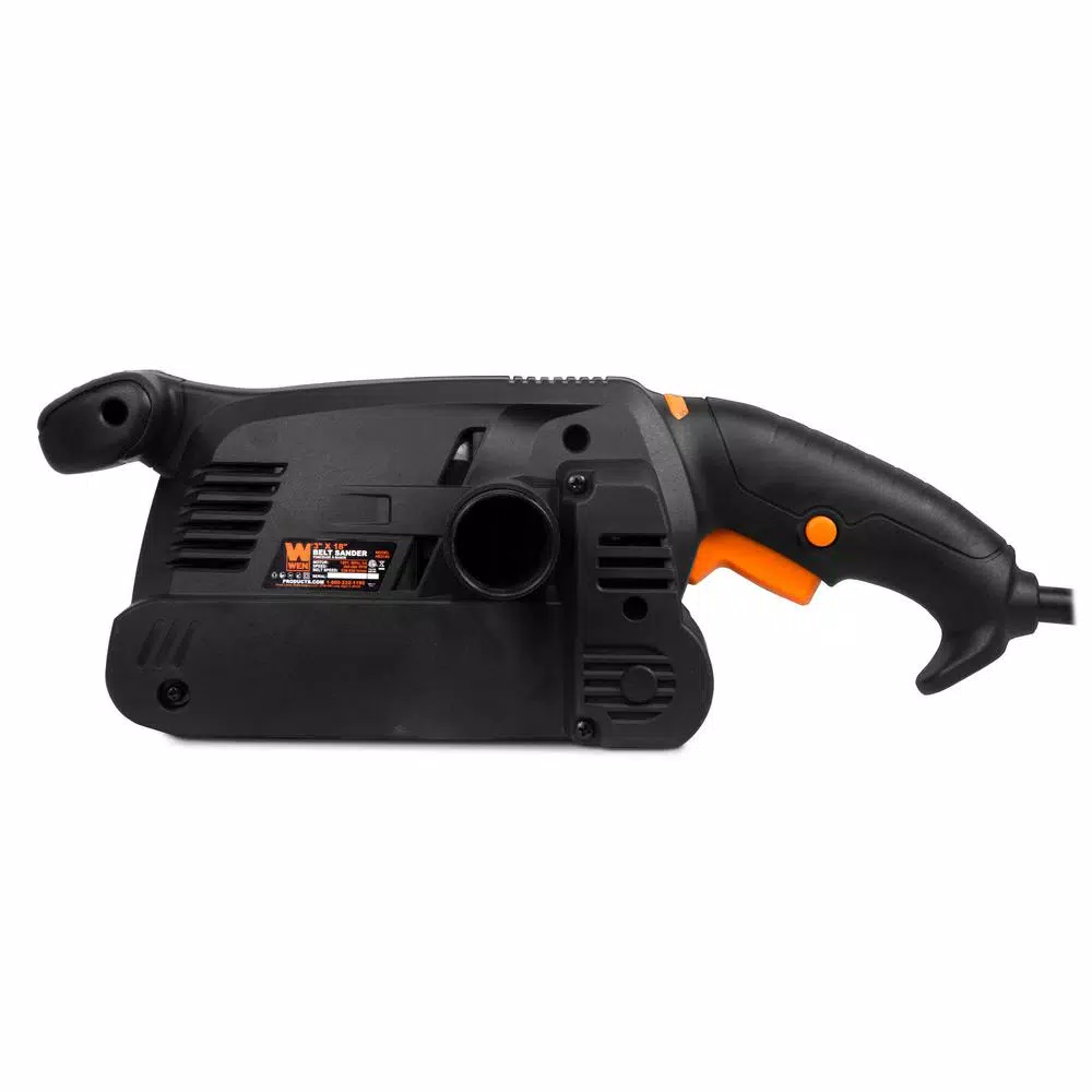 WEN 5-Amp 3 in. x 18 in. Variable Speed Corded Belt Sander, Handheld and Benchtop