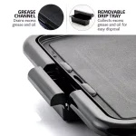 OVENTE 1200W Electric Griddle with Non-Stick Plate, Temperature Control and Drip Tray, 16x10 inch thumbnail 4
