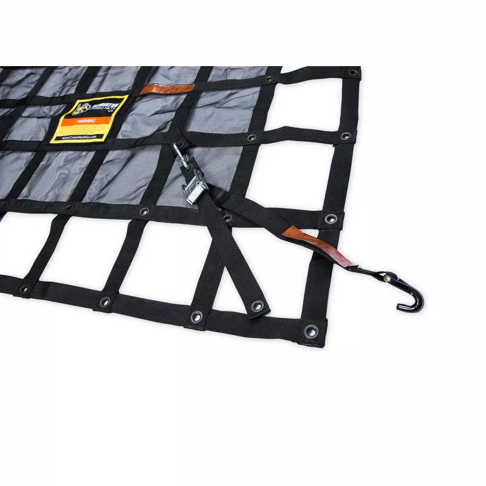 GLADIATOR Cargo Nets Gladiator Heavy-Duty Cargo Net, 8.75 ft. x 10 ft., Load Certified with Integrated Ripstop Mesh