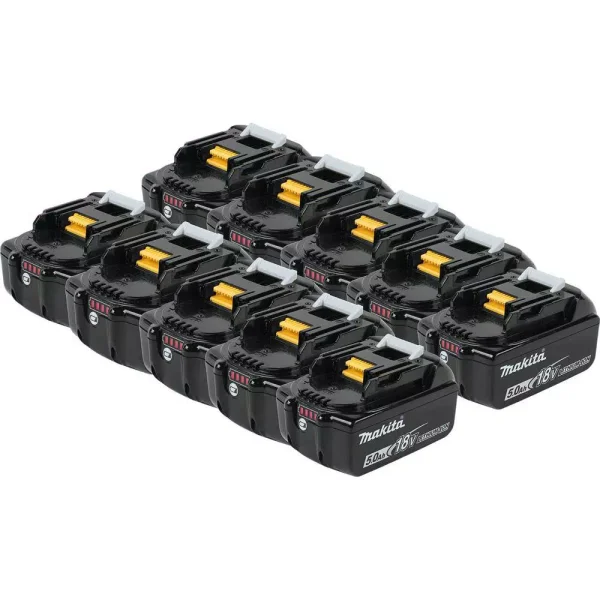 Makita 18V LXT Lithium-Ion 5.0Ah Battery 10-Pack