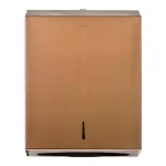 Alpine Industries Brushed Copper Stainless Steel C-Fold & Multi-Fold Paper Towel Dispenser thumbnail 2