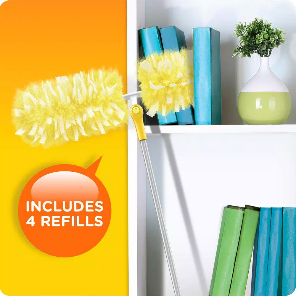 Swiffer Super Extender Duster Kit with Heavy-Duty Refills - 6 ft. Reach