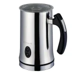 Ovente FR4810 Deluxe Milk Frother, 500W Stainless Steel Electric Frother and Heater with Two Whisks thumbnail 1