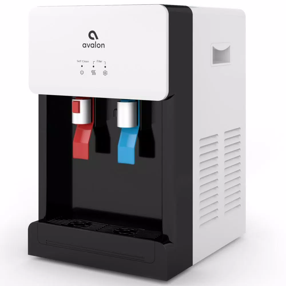 Avalon Countertop Bottleless Water Cooler Dispenser, Hot & Cold, Self-Cleaning Ozone, White