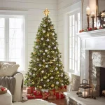 Home Accents Holiday 7.5 ft Alexander Pine Pre-Lit LED Artificial Christmas Tree with 550 SureBright Warm White Lights thumbnail 2