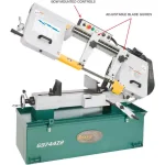 Grizzly Industrial 1.5 HP Metal-Cutting Horizontal Bandsaw, 10" x 18" Capacity with Coolant System thumbnail 5
