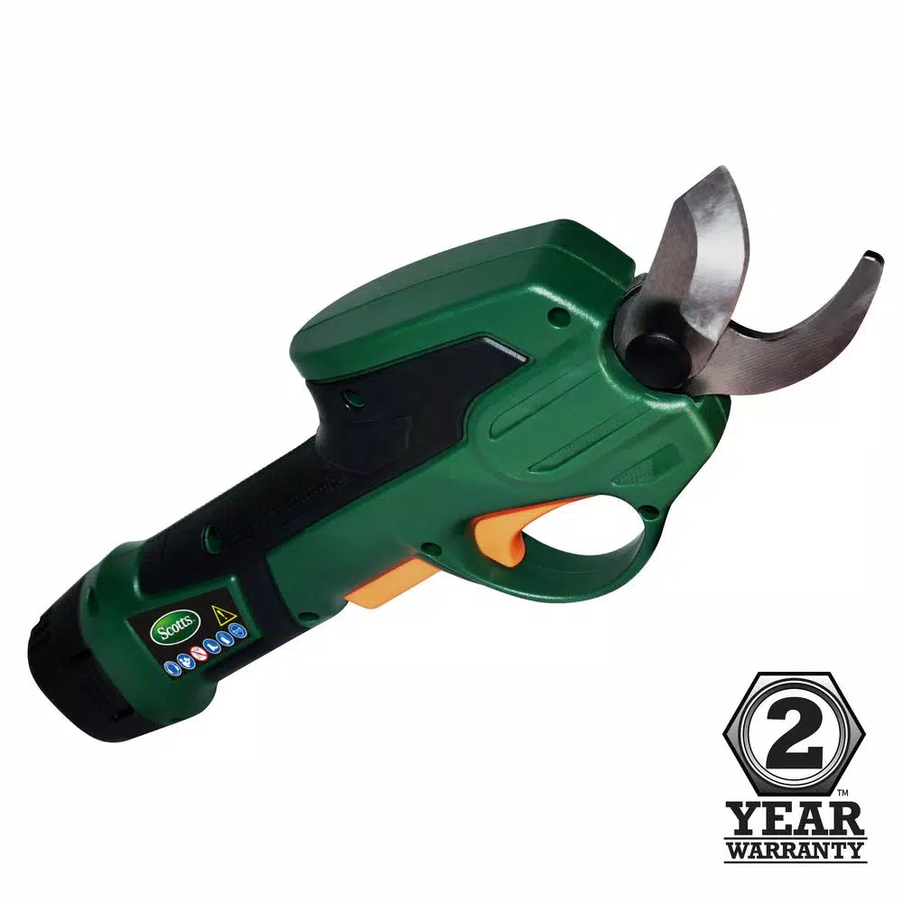 Scotts 7.2V Cordless Electric Pruner with 2 Ah Lithium-Ion Battery and Charger