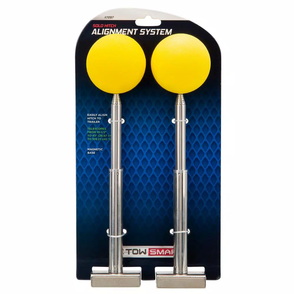 TowSmart Solo Hitch Alignment System - Telescoping Magnetic Base Tool