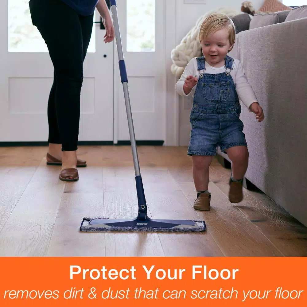 Bona Microfiber Dusting Pad for Hardwood, Stone, Tile, and Laminate Floors
