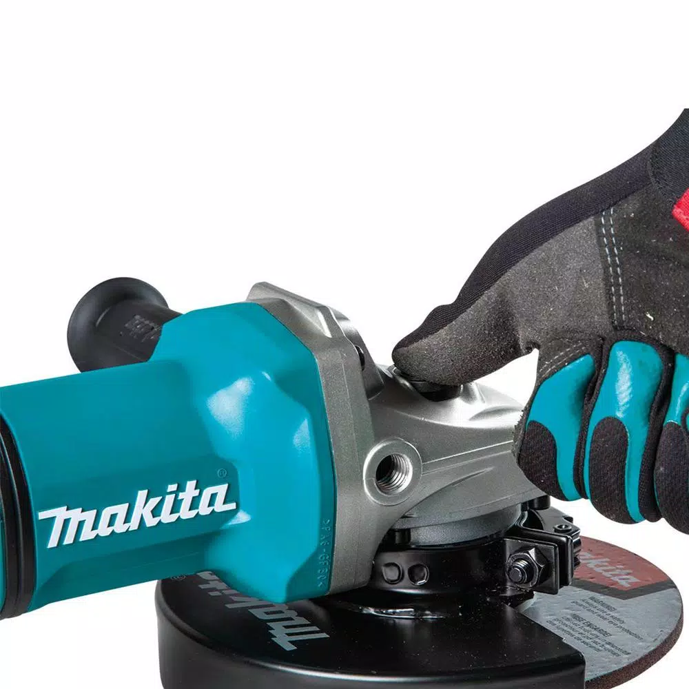 Makita 18V X2 LXT Brushless 7 in. Paddle Switch Angle Grinder with Electric Brake, Tool Only