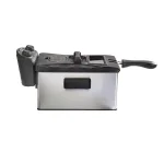 Elite Gourmet Elite 3.5 Qt. Immersion Deep Fryer, 1500W Stainless Steel Electric Fryer with Adjustable Thermostat thumbnail 2