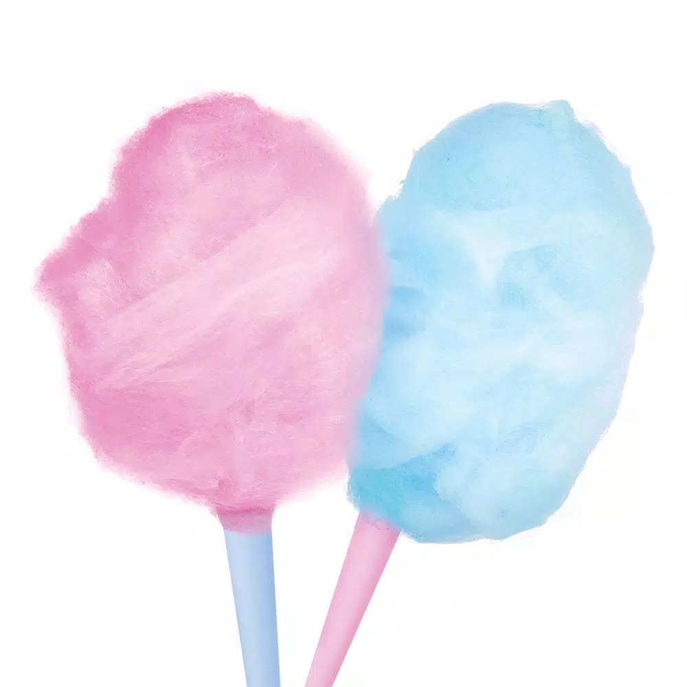 Nostalgia Pink Cotton Candy Maker Machine with 2 Reusable Cones - Works with Hard Candy & Sugar-Free Candy