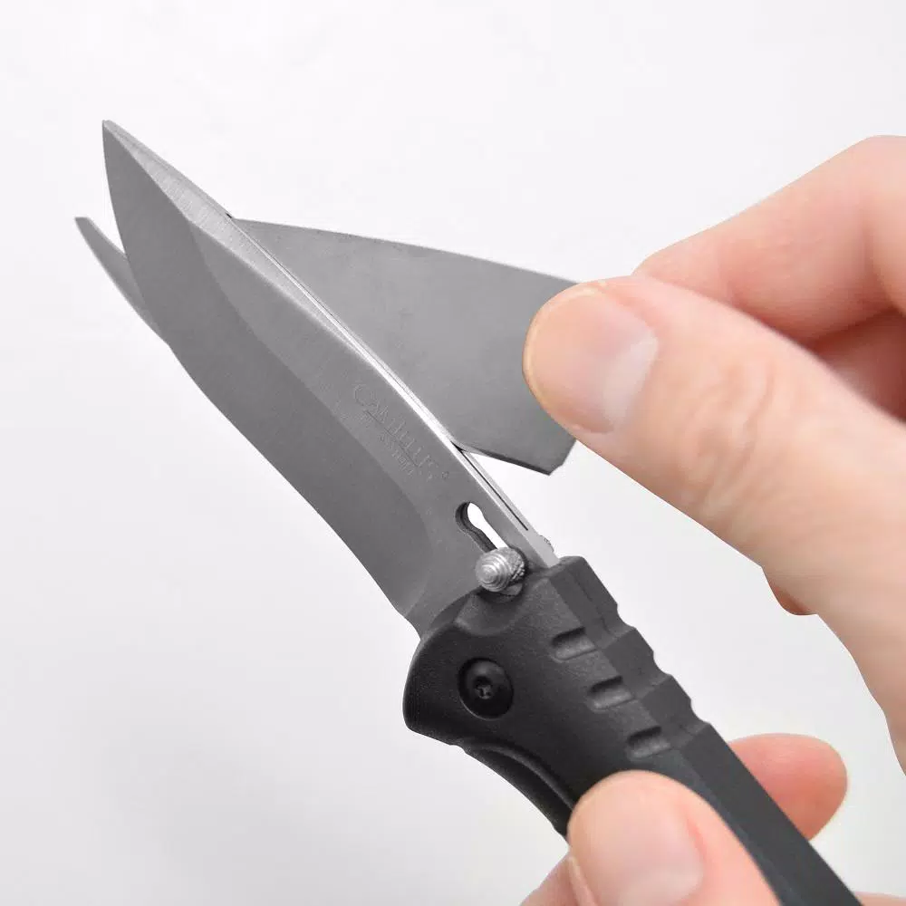 Camillus TigerSharp 8 in. Fixed Blade Knife with Titanium Bonded Replaceable Blades