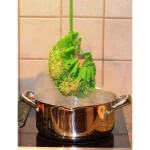 Southern Homewares Boil Buddies Silicone Cooking Mesh Boiling Bag, Green, 12 in. thumbnail 3