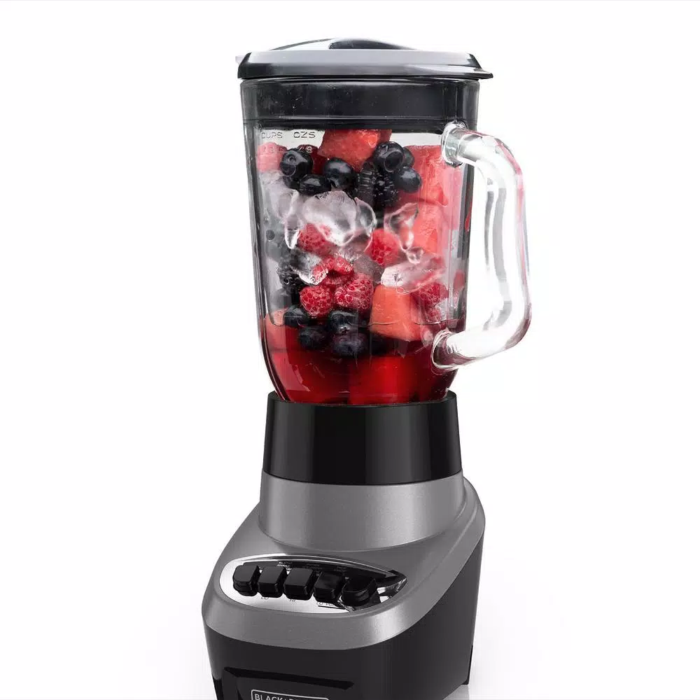 BLACK+DECKER PowerCrush 700W Multi-Function Blender with 48 oz. Glass Jar