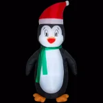 Gemmy 5 ft. Airblown Penguin Inflatable Holiday Decoration with LED Lights thumbnail 1