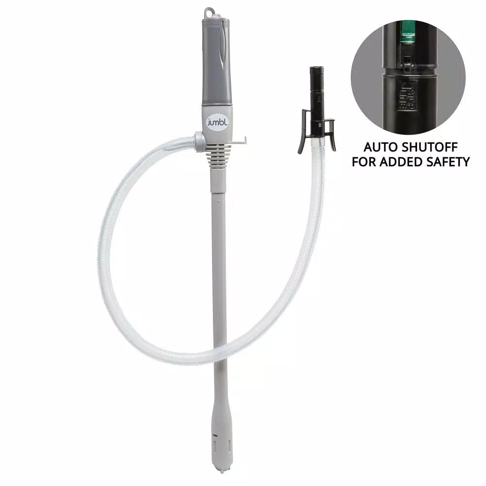 Unbranded Jumbl Battery Powered Fuel Transfer Pump with Auto-Stop and 2.3 GPM Flow Rate