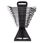 WEN 13-Piece SAE Reversible Ratcheting Combination Wrench Set with Storage Rack thumbnail 3