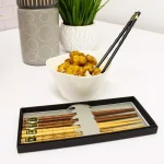 BergHOFF Bohemian Bamboo Chopsticks, Multi-Color Set of 5 Pairs thumbnail 5
