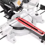 XtremepowerUS 10 in. 15 Amp 1800W Sliding Single Bevel Compound Miter Saw with Laser Guide thumbnail 4
