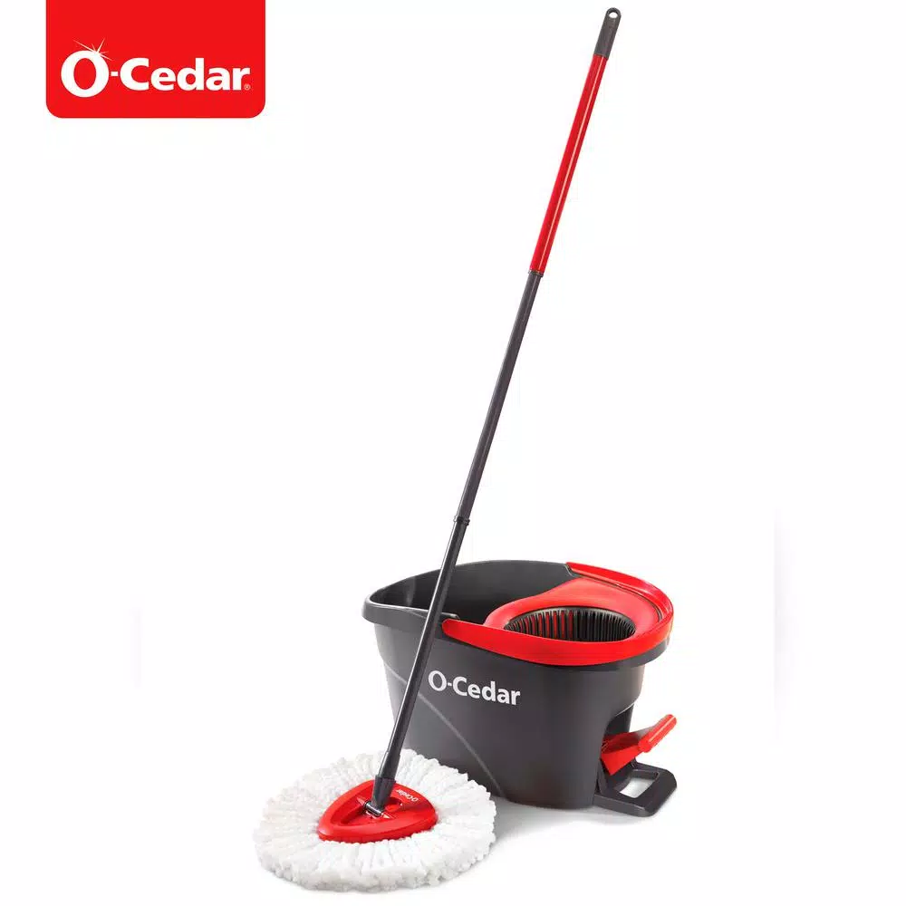 O-Cedar EasyWring Spin Mop Microfiber Refill, White