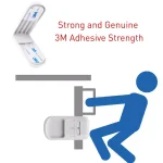 SecurityMan Childproofing Drawer and Cabinet Safety Locks (6-Pack) - Universal Baby Proofing Latches thumbnail 2
