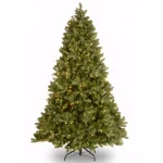 National Tree Company 7.5 ft. Pre-Lit Douglas Fir Down Swept Artificial Christmas Tree with 750 Clear Lights thumbnail 1