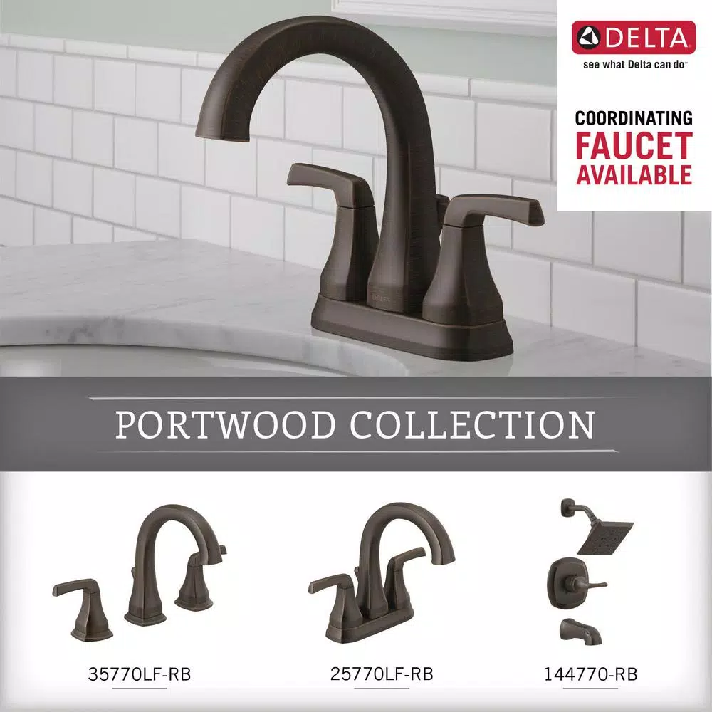 Delta Portwood 4-Piece Bath Accessory Set in Venetian Bronze