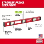 Milwaukee 24 in. Magnetic I-Beam Level, Aluminum Frame thumbnail 2