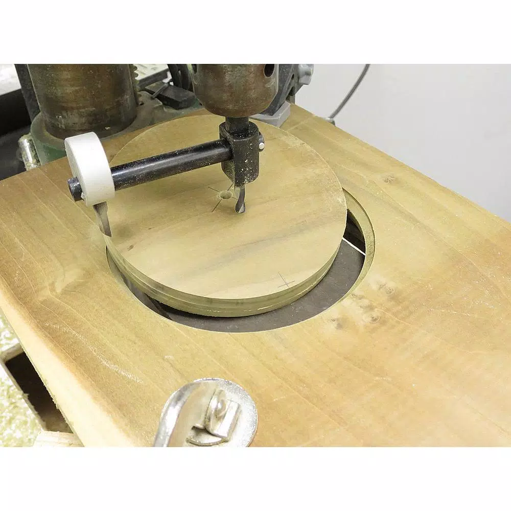 General Tools Adjustable Wheel and Circle Hole Cutter for Drill Press, 1-6 in, 3/8 in Shank