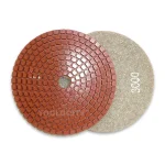 Toolocity JHX 4 in. Metal Bond Diamond Polishing Pad Set with Semi-Rigid Back Holder for Granite and Concrete thumbnail 3