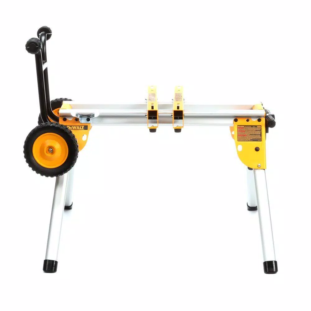 DEWALT 15 Amp 8-1/4 in. Compact Corded Jobsite Table Saw with Heavy-Duty Rolling Stand